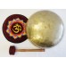 J677 Energetic Crwon 'B' Chakra  Healing 9.75" Wide Hand Hammered Tibetan Singing Bowl Made In NEPAL